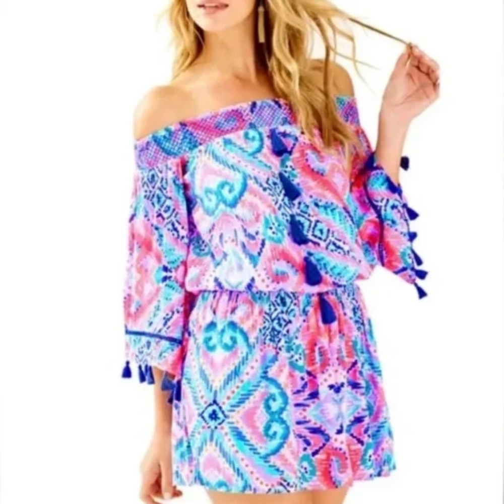 EUC Lilly Pulitzer Joelle Dress in Solar Opposite